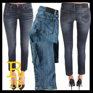 R13 Norten Indigo Kate Skinny Jeans (26x28)